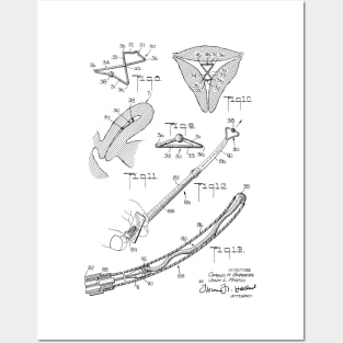 Intrauterine Device Vintage Patent Hand Drawing Posters and Art